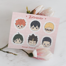 Load image into Gallery viewer, Karasuno Sticker Sheet
